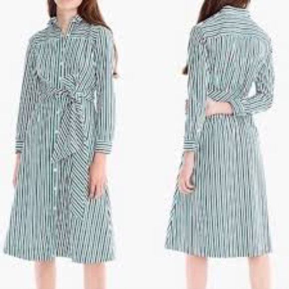 J. Crew Dresses J Crew Striped Shirt Dress H779 Poshmark